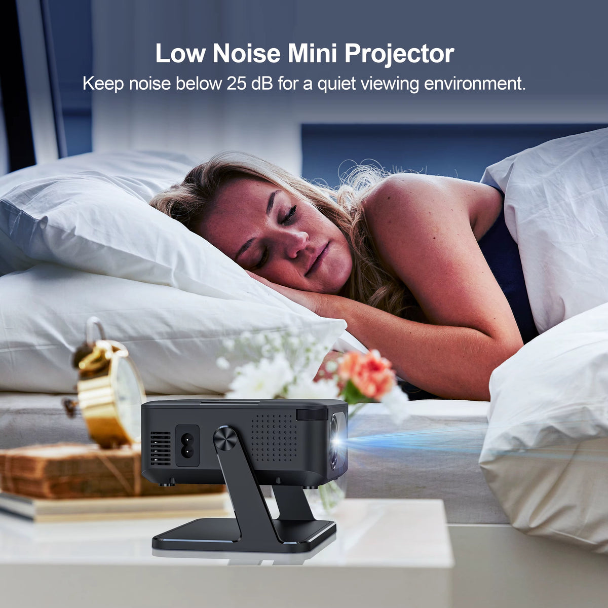 Xnano HA109 4K Smart Home Projector with WiFi and Bluetooth