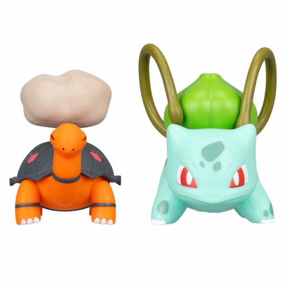 Pokémon Battle Figures Torkoal & Bulbasaur