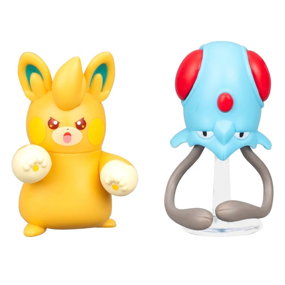 Pokémon Battle Figures Pawmo & Tentacool