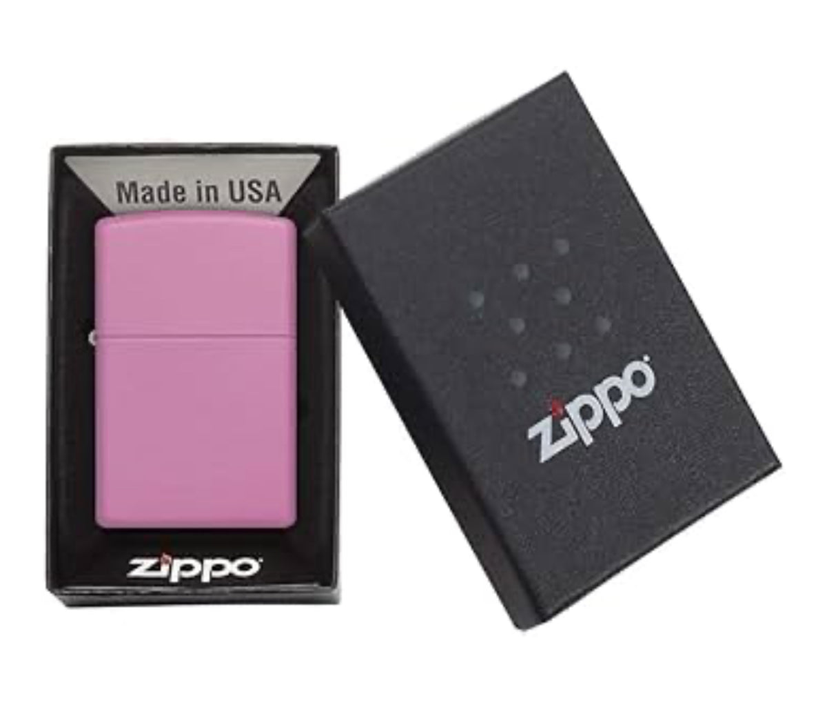Zippo Regular Pink Matte Refillable Windproof Lighter