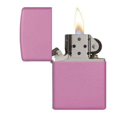 Zippo Regular Pink Matte Refillable Windproof Lighter