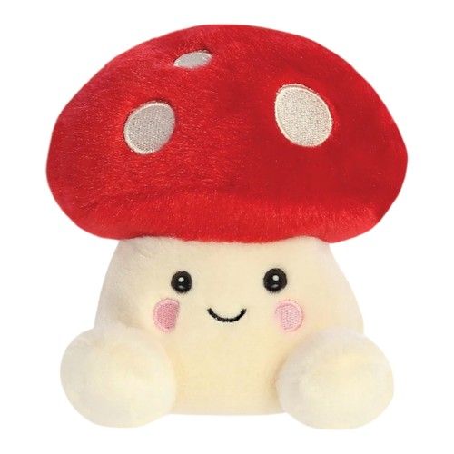 Aurora Palm Pal Amanita Mushroom 5"