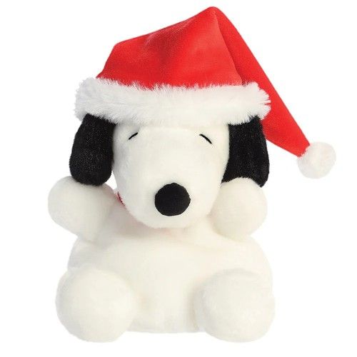 Aurora Palm Pal Peanuts Santa Snoopy 5"