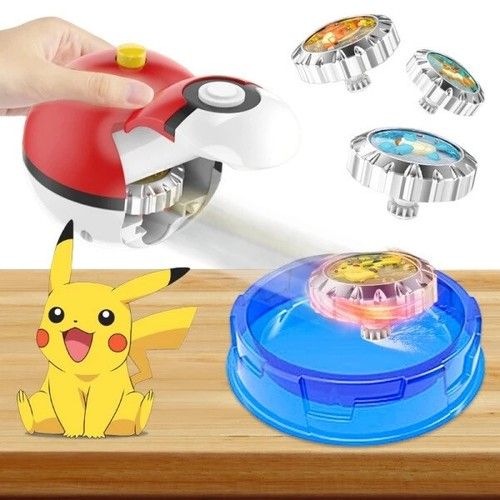 Pokémon Launcher Second Generation Spinning Gyro Toy LDCX