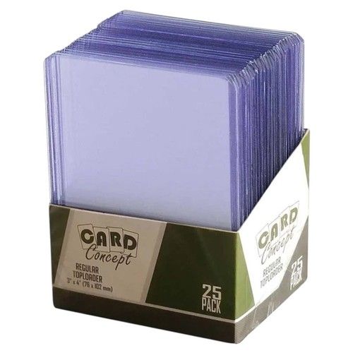 Card Concept Toploaders Regular 3" x 4" Card Holders 25 Pack