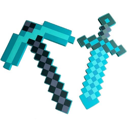Minecraft Official Foam Sword & Pick Bundle