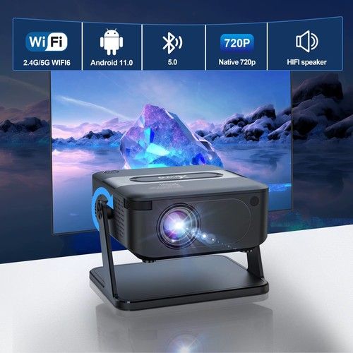 XNANO - 4K Smart Home Projector with WiFi and Bluetooth