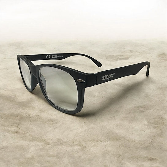 Zippo Black Round Reading Glasses
