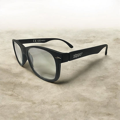 Zippo Black Round Reading Glasses