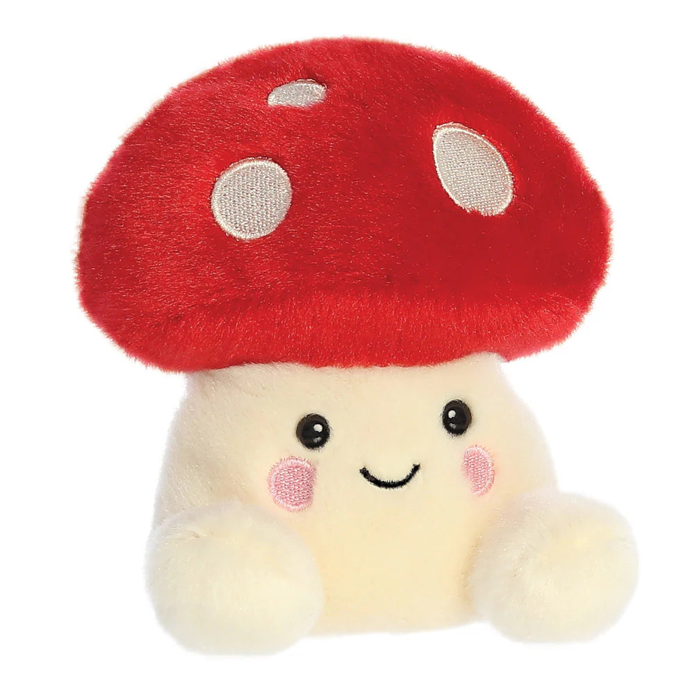 Aurora Palm Pal Amanita Mushroom 5"