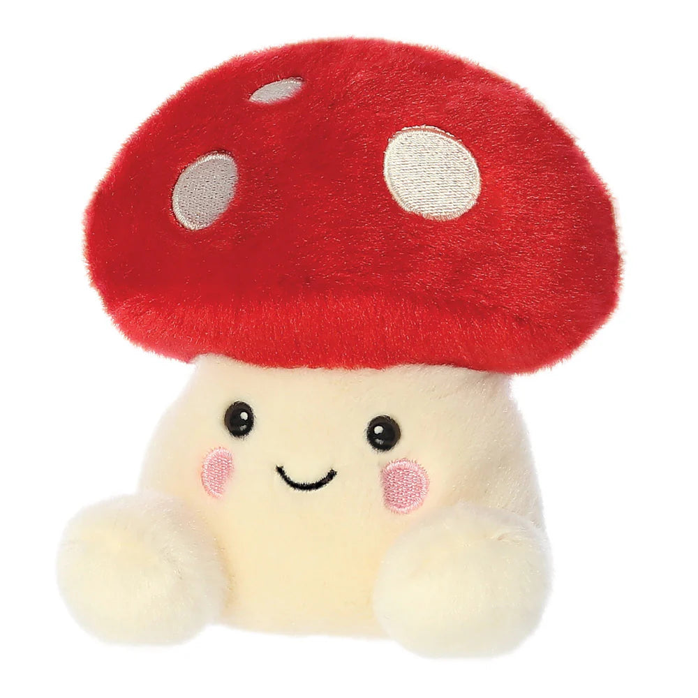 Aurora Palm Pal Amanita Mushroom 5"