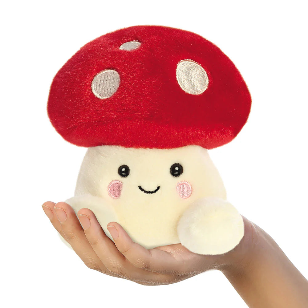 Aurora Palm Pal Amanita Mushroom 5"