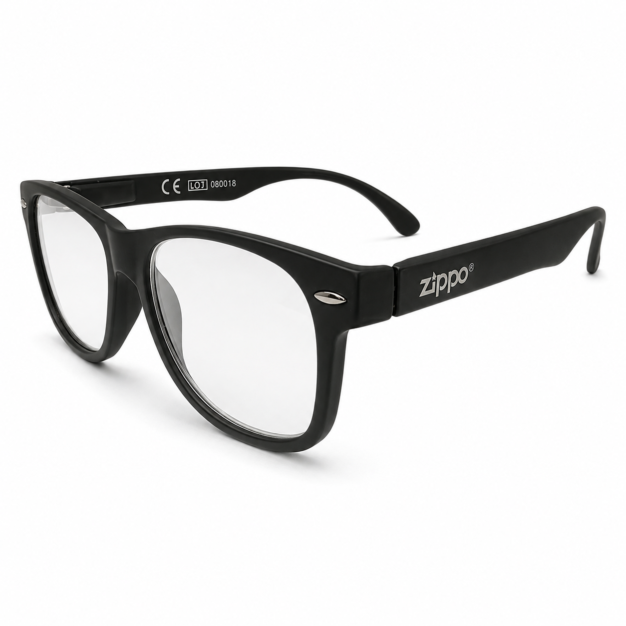 Zippo Black Round Reading Glasses