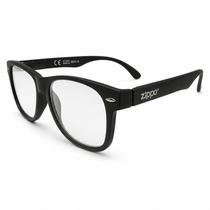 Zippo Black Round Reading Glasses